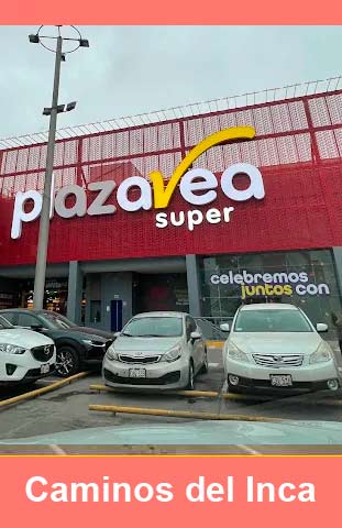 plaza vea caminos del inca